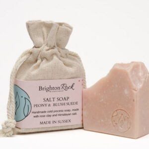 Himalayan Salt Soap - Peony & Blush Suede Salt Bar