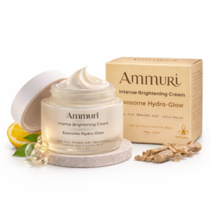 Ammuri Exosome Hydro-Glow Intense Brightening Cream – Hyperpigmentation, Dark Spots & Uneven Skin Tone (Face, Body & Sensitive Areas)