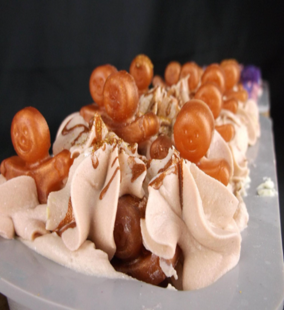 Scrumptuous Gingerbread Soap Slice - Vegan - SLS Free - Cold Process Soap - Image 4