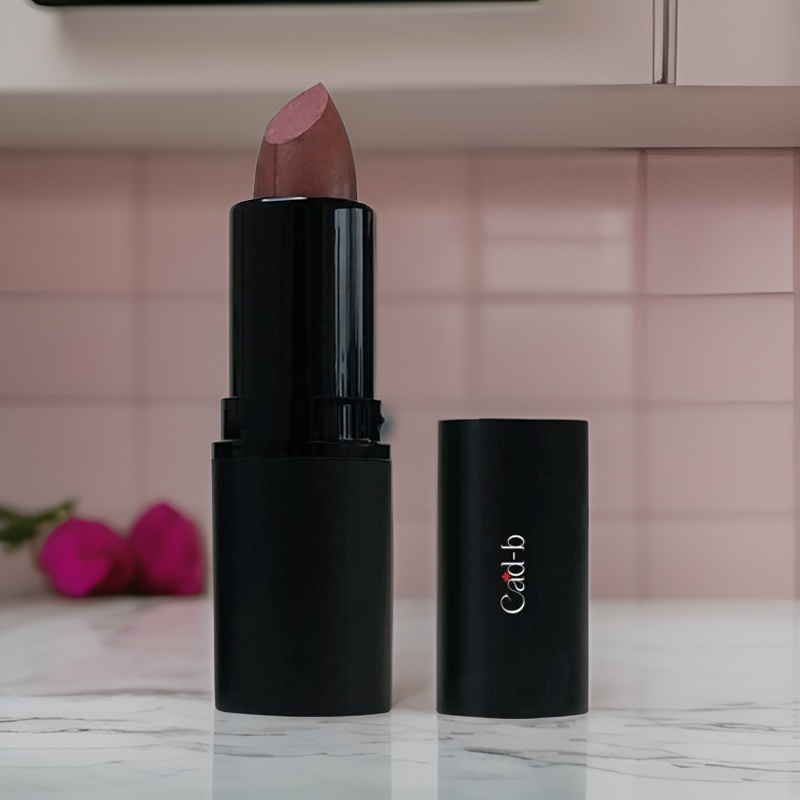 Lipstick – Spicy Rum – P025 | Hydrating Beeswax Lipstick with Jojoba & Castor Oils | Paraben Free, Cruelty Free