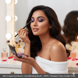 Mini Crease Eye Brush / Eye Blending Brush – EB76 | Paraben-Free, Cruelty-Free