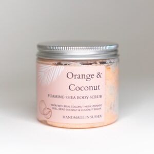 Orange & Coconut Whipped Soap Scrub
